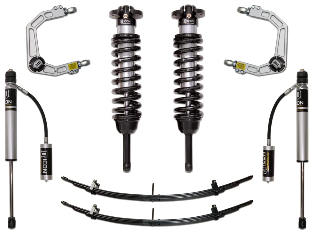 ICON Stage 3 Suspension System, Billet UCA, Compatible with 2005-15 Tacoma 0-3.5" lift / 16-Up 0-2.75" lift, K53003