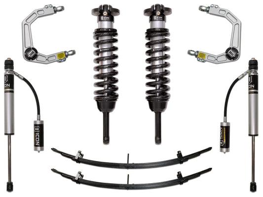 ICON Stage 3 Suspension System, Billet UCA, Compatible with 2005-15 Tacoma 0-3.5" lift / 16-Up 0-2.75" lift, K53003