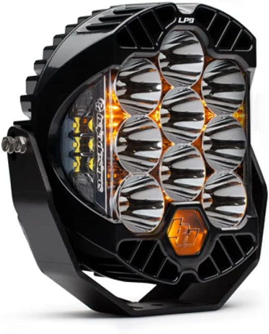 Baja Designs LP9 Racer Edition LED Light Pod for Jeeps, Off Road 4x4, Trucks, UTV (Racer Spot Lens; Clear)