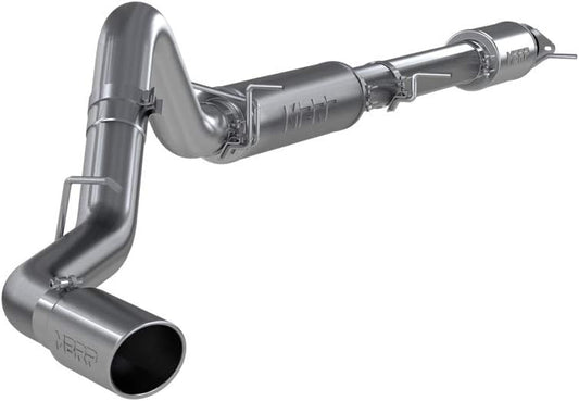 MBRP Exhaust S5093AL Installer Series Cat Back Exhaust System Fits select: 2021 CHEVROLET SILVERADO, 2022 CHEVROLET SILVERADO K2500 HEAVY DUTY LT
