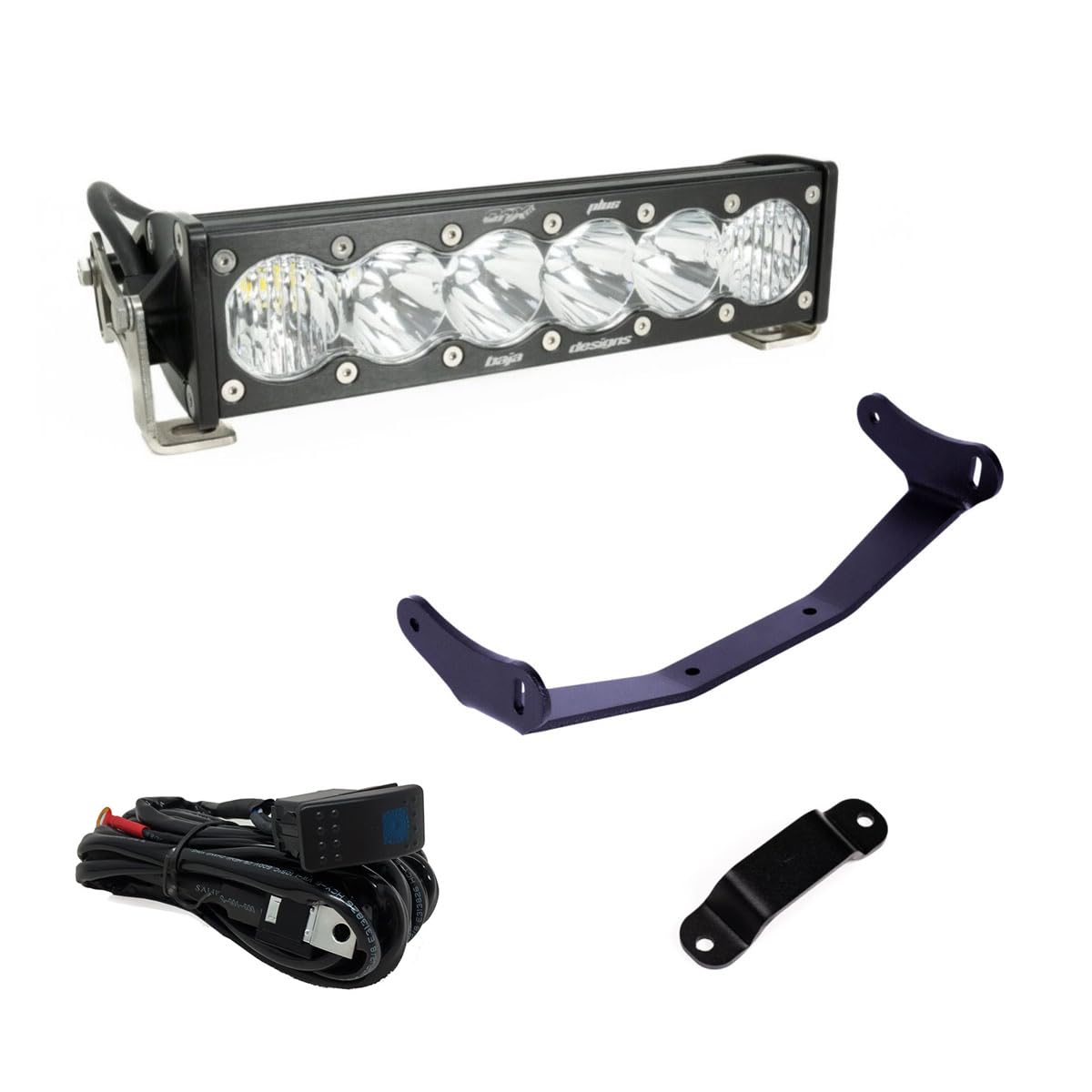 Baja Designs 24C Canam Maverick R Clear 10 in ONX6+ Shock Tower Kit - 448192