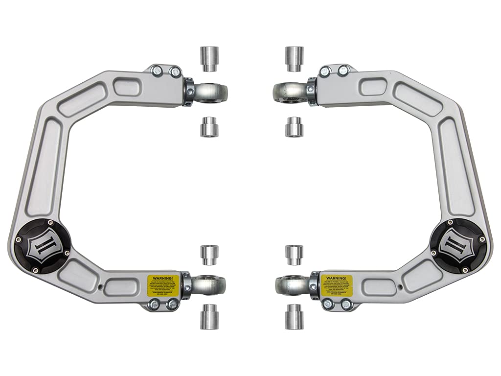 ICON Billet Front Upper Control Arm w/Delta Joint Kit, Compatible with 2005-Up Toyota Tacoma, 58550DJ