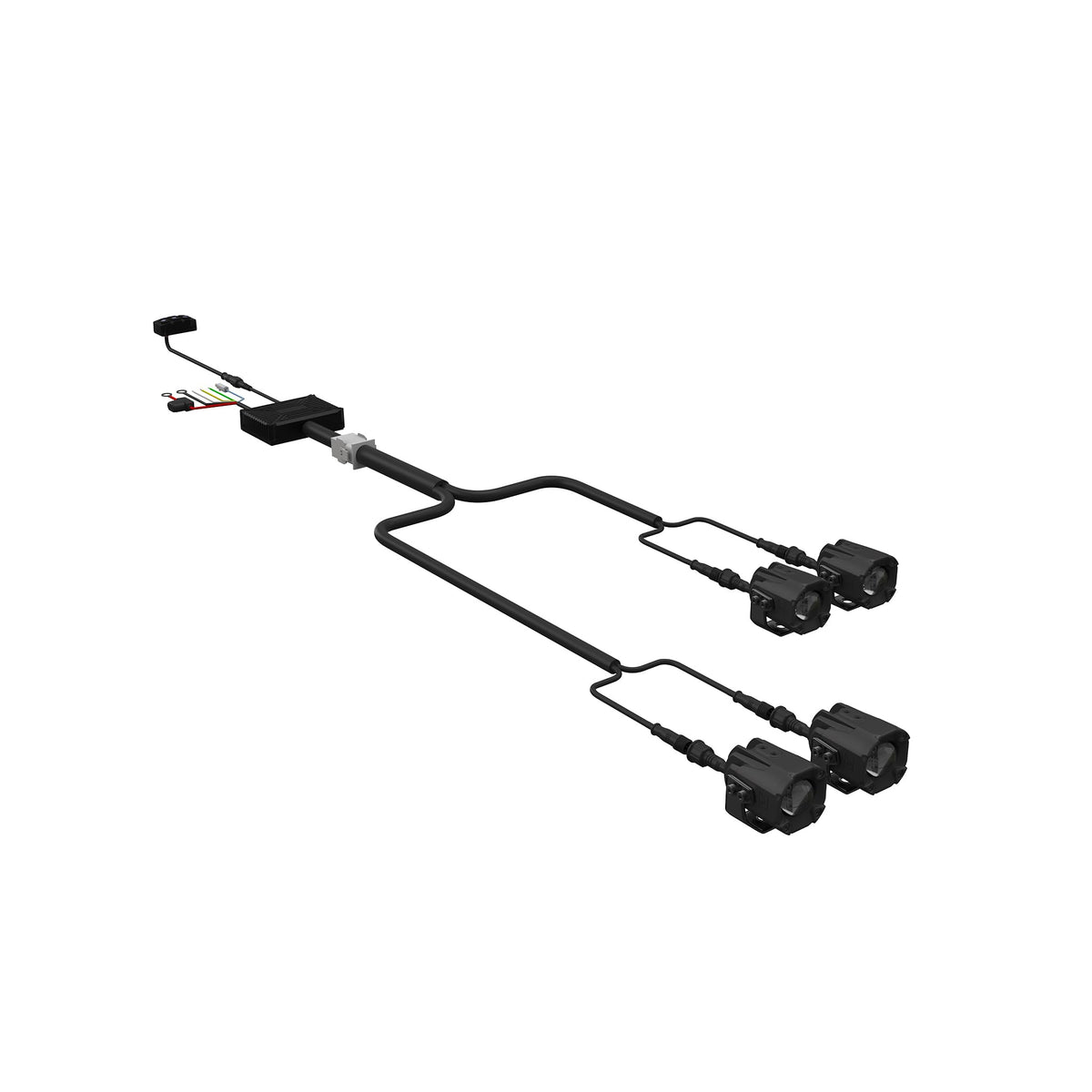Arc Lighting 2 in Cube Concept Pod Pro Mini Driving Beam Dual Color WHITE/YELLOW (4 Ea) - 4114D
