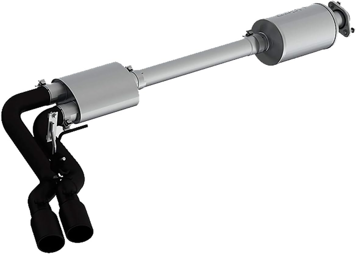 MBRP S5262BLK Exhaust System Cat Back (2015 - UP Ford F150 Excluding Reg Cab Short Box 3", Black Coated)