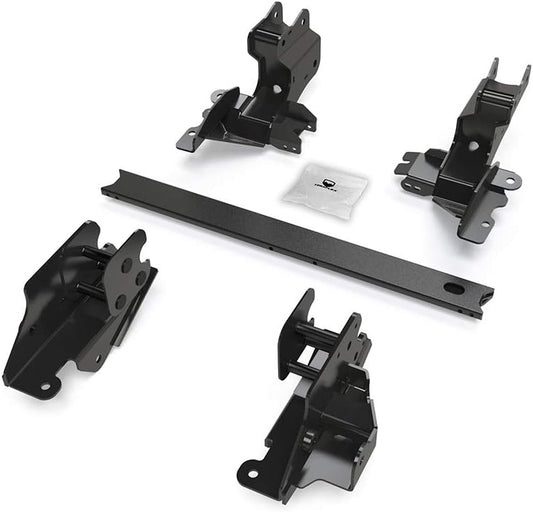 TeraFlex 1958000 JL 4dr Alpine Long Arm Bracket Kit (3-6â€ Lift) â€“ Brackets Only