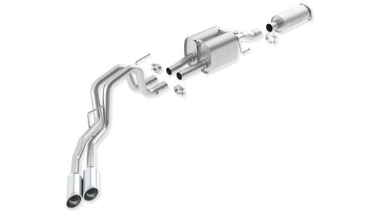 Borla Exhaust 1113 F150 Harley DAVIDSON/1013 F150 Raptor 6.2L V8 Ext Cab Sb Side Cback System Touring - 140404