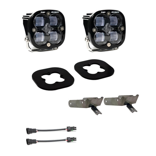 Baja Designs 1116 F250/F350 Super Duty(sae Fog Clear)squadron Sae Fog Pocket Kit - 44-7730