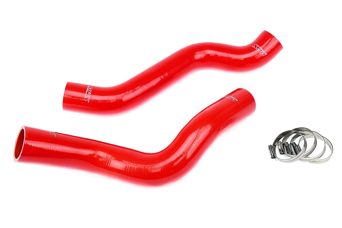 HPS 57-1318-RED Red Silicone Radiator Coolant Hose Kit