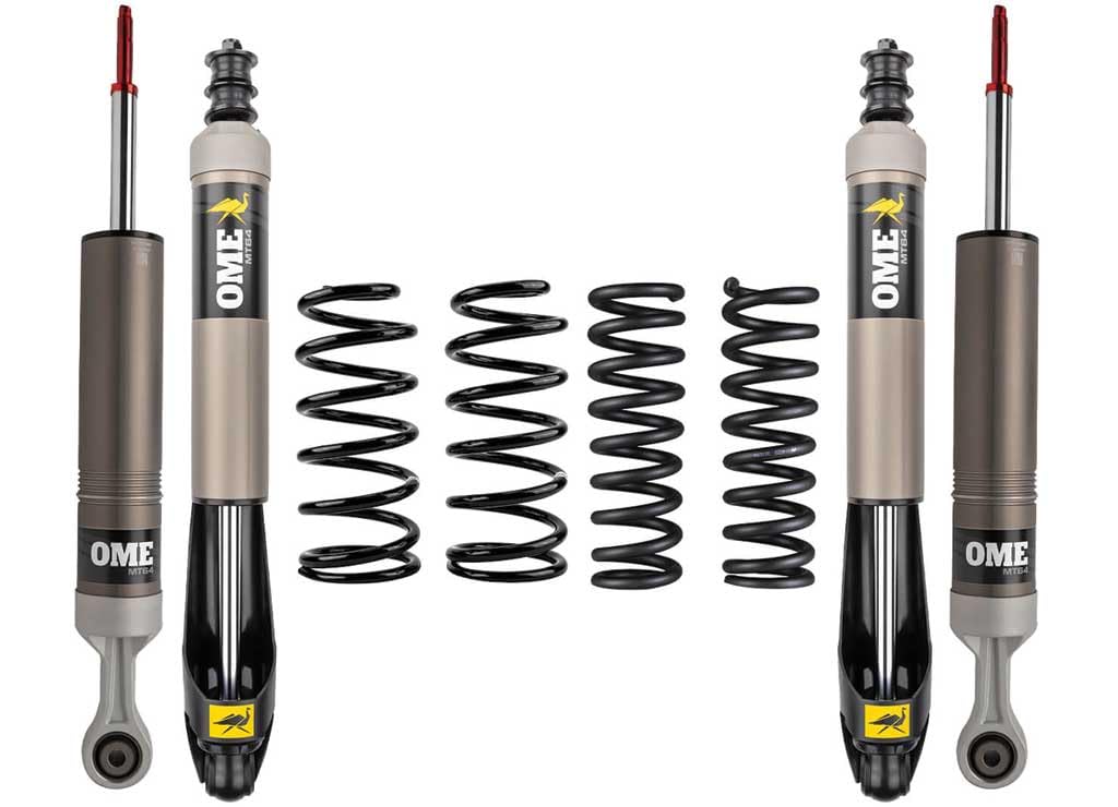 ARB Usa/Old Man Emu 0324 Toyota 4RUNNER MT64 Kitfr 2.5 in/0LB Rr 2 in/440LB - 2112K