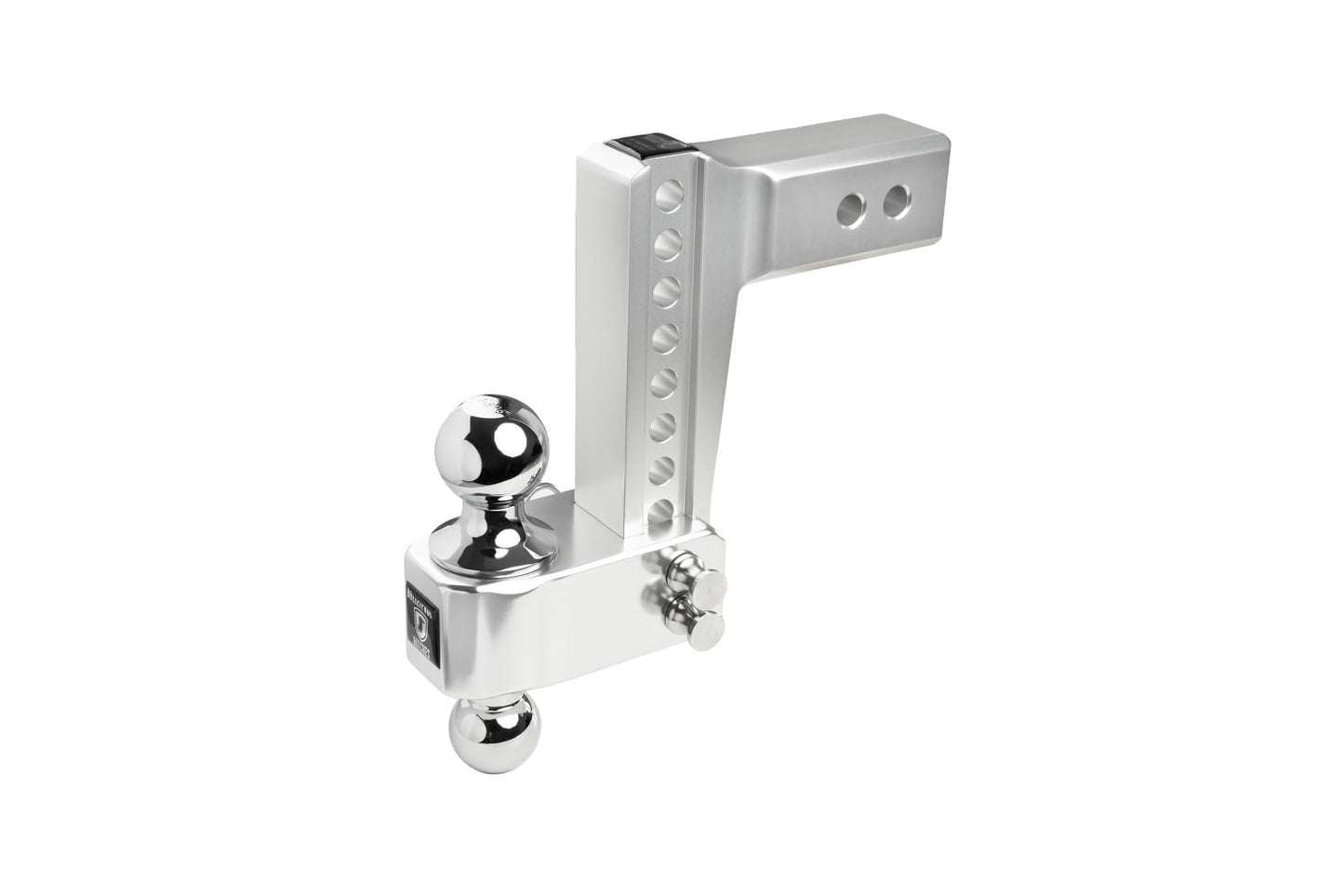 BulletProof Hitches - 2.5" Aluminum Trailer Hitch (14,000 lb. Rating) - Adjustable Hitch with 6" Drop/Rise and 2" & 2-5/16" Dual Ball - Corrosion-Resistant Tow Hitch
