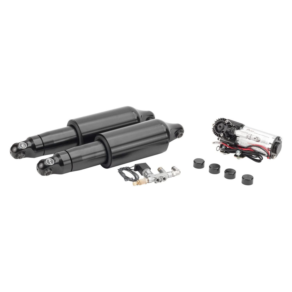 AccuAir Suspension / Arnott & JRI Motorcycle 0924 Harley Davidson Touring Series Ultimate Ride Kit (black) - MC-2906
