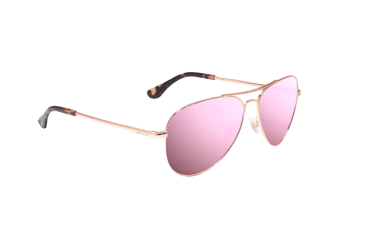 Bajio Sunglasses Soldado Rose Mirror Pcrose Gold Satin - SOLR30724