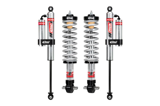 Eibach Suspension Lift Kit, PRO-TRUCK-LIFT STAGE 2R, 0 to 2.25 in Front Lift, 0 to 1.5 in Rear Lift, Reservoirs/Springs/Shocks, compatible with Ford Midsize Truck 2019-23, Kit