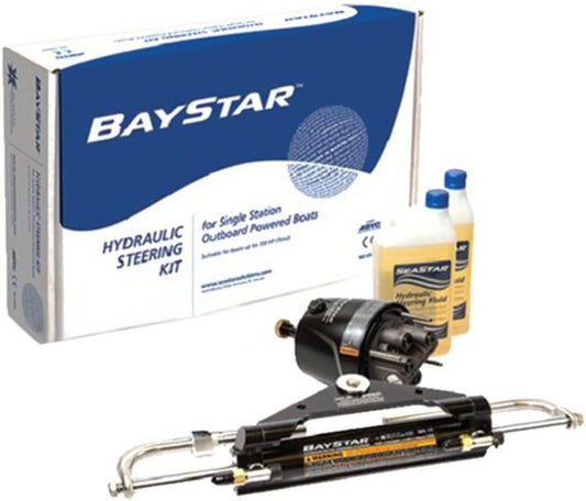 Dometic SeaStar Baystar Hydraulic Steering Kit, HK4300A-3, Silver