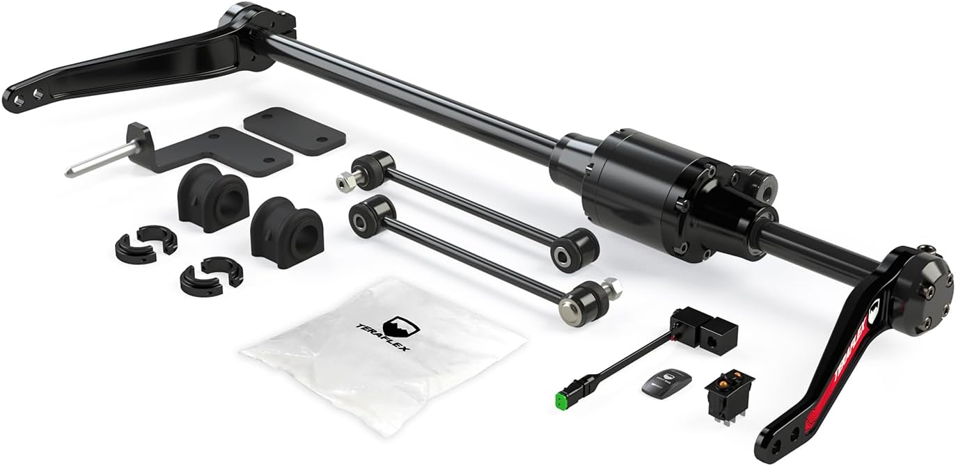 TeraFlex JL/JT/JK ST Dual Rate Pneumatic Front Sway Bar - (Non-Coilover)