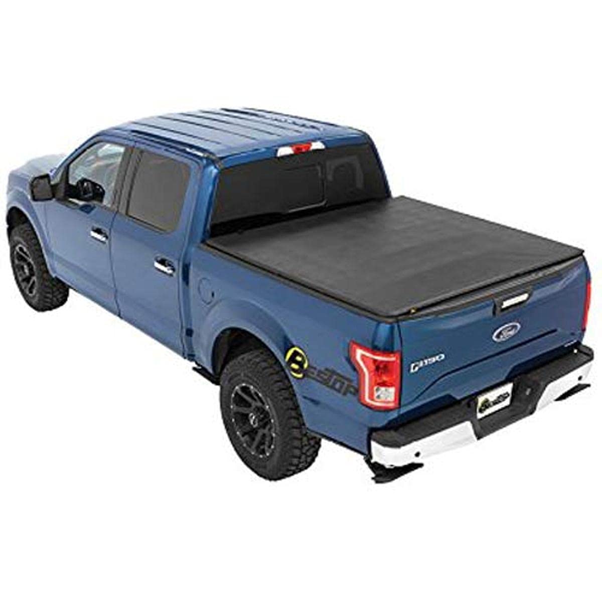 Bestop Inc. 0421 F150 Crew Cab 5.5 ft Sb (exception Heritage) Ez Fold Tonneau Black - 16113-01