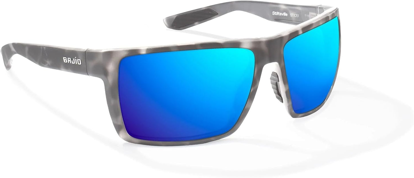 Bajío Stiltsville Polarized Sunglasses – Full-Wrap – XL Fit