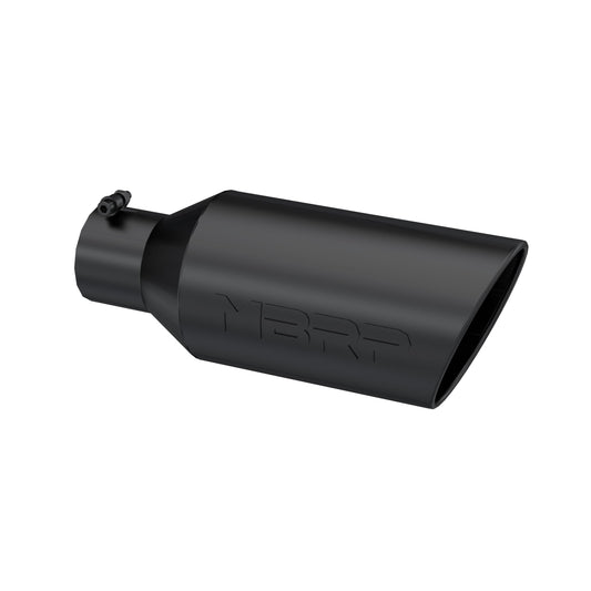 MBRP T5126BLK 7" O.D. Exhaust Tip (Rolled End, 4" Inlet, 18" Long)