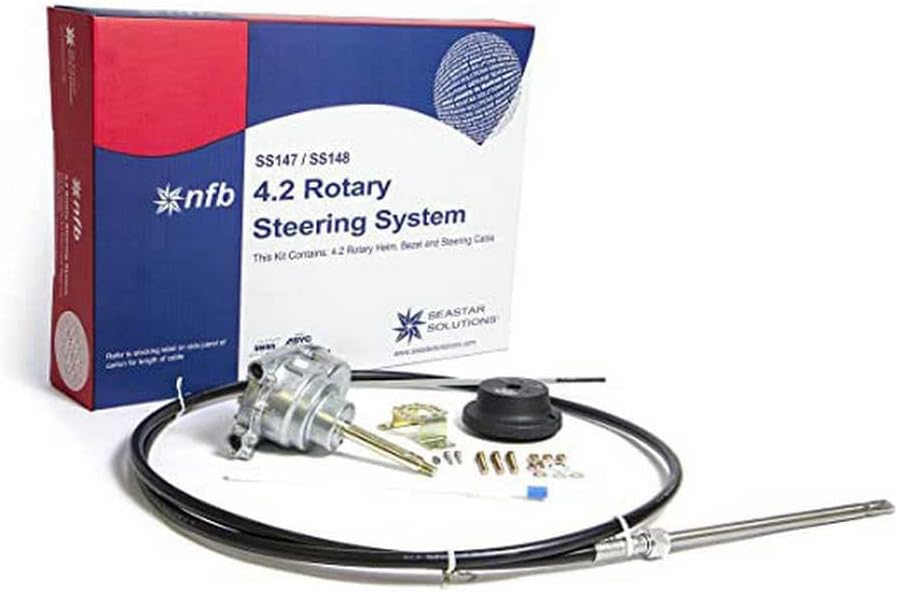 Dometic SeaStar NFB (No Feedback) Rotary Steering Kit with Single Cablet, SS147XX