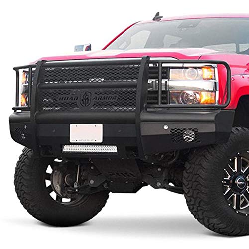 Road Armor 6241F4B Stealth Front Winch Compatible Bumper Pre-Runner Guard - Texture Black Front Bumper - Compatible with: 2024-2026 Ford F-150