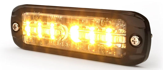 ECCO ED3802AB Warning Light Assembly Led, Surface Mount, Thin Profile, Dual Color Amber/Blue