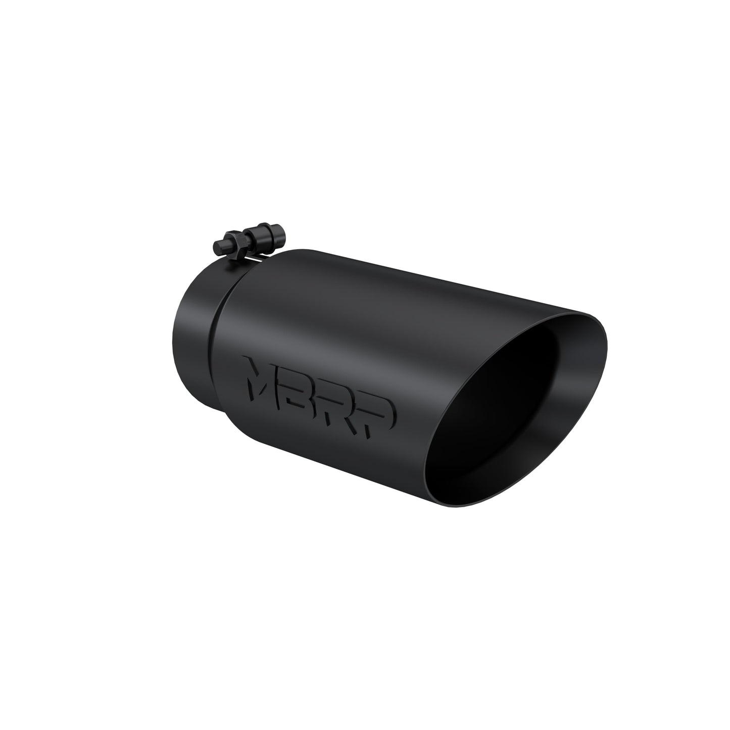 MBRP T5053BLK 5" O.D. Dual Wall Angled Exhaust Tip (Black Coated)