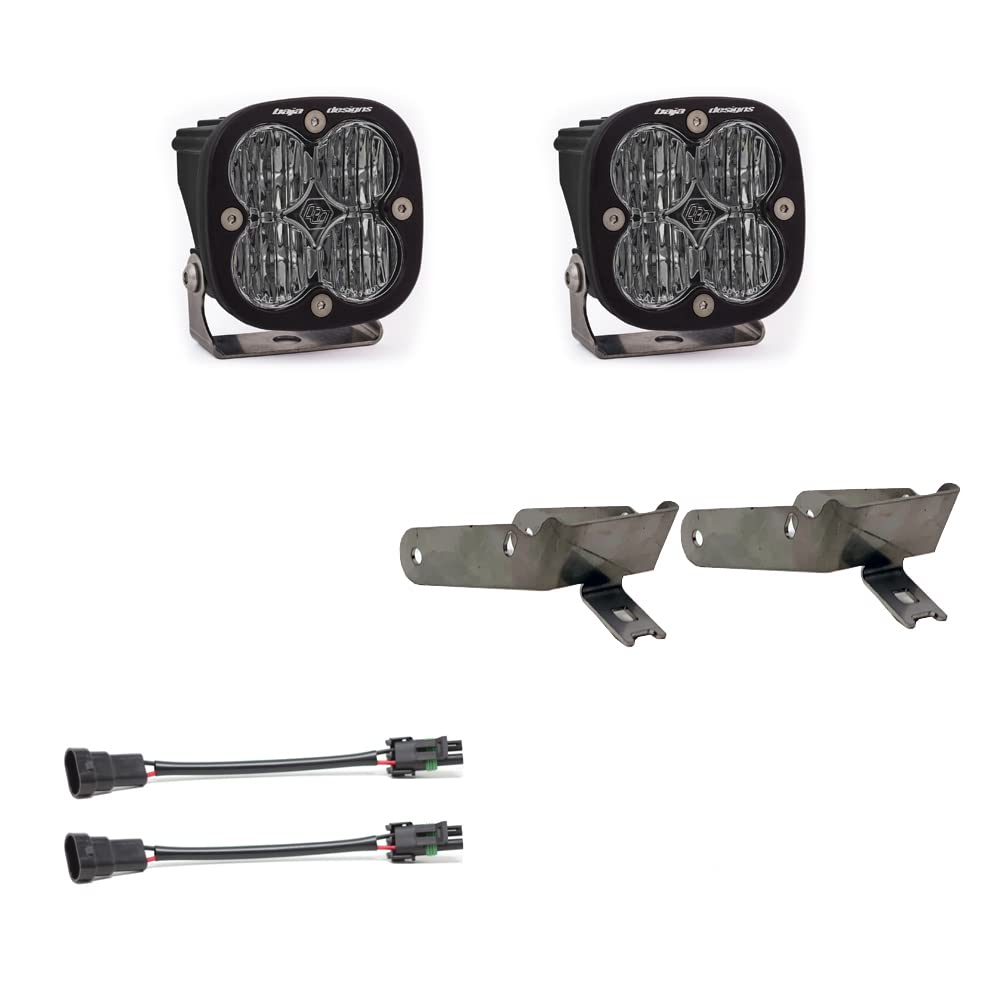Baja Designs Squadron Sae Fog Pocket KIT9910 F250/350 Super Duty(wide Cornering;clear) - 630821