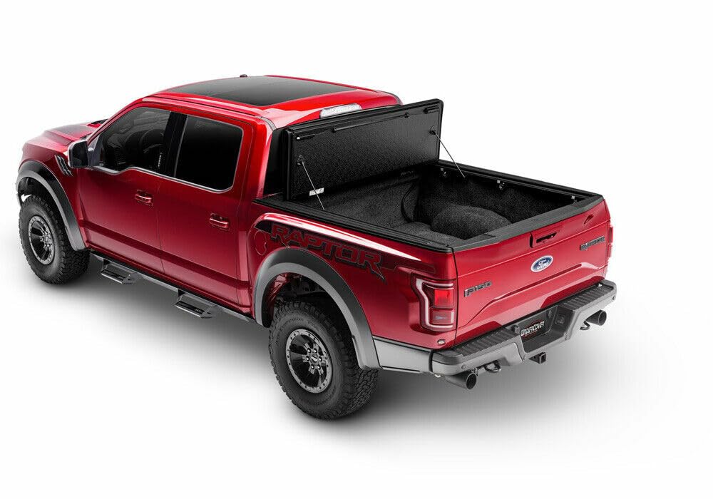 UnderCover ArmorFlex Hard Folding Truck Bed Tonneau Cover | AX42017 | Fits 2022 Toyota Tundra (w/o Trail Special Edition Boxes) 5' 7" Bed (66.7")