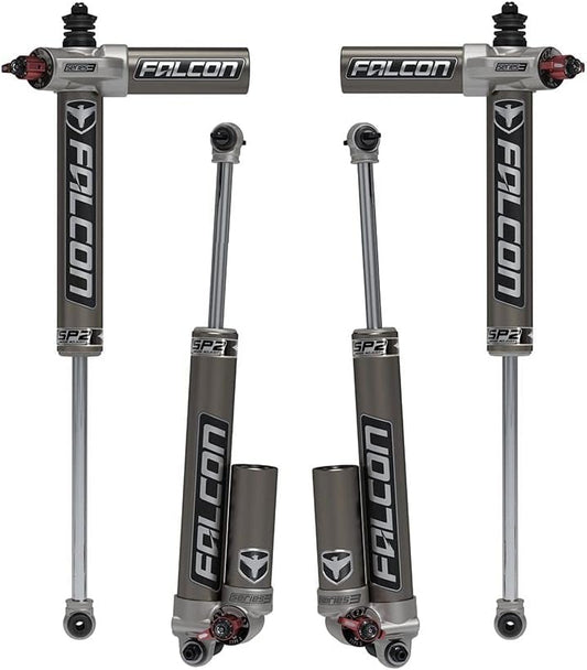 JK 4DR Falcon SP2 3.3 Fast Adjust Piggyback Shock Kit (3â€“4.5â€ Lift)