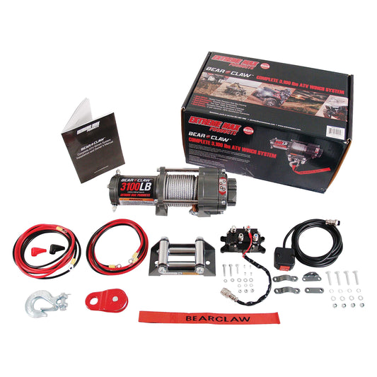 3100 lb. Bear Claw ATV Winch - Extreme Max 5600.3072