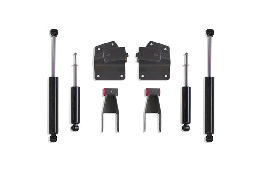 MaxTrac 200941 Lowering Kit Box 4 in. Rear Drop Kit Incl. Rear Hangers Rear Shackles Front/Rear Maxtrac Shocks Lowering Kit Box