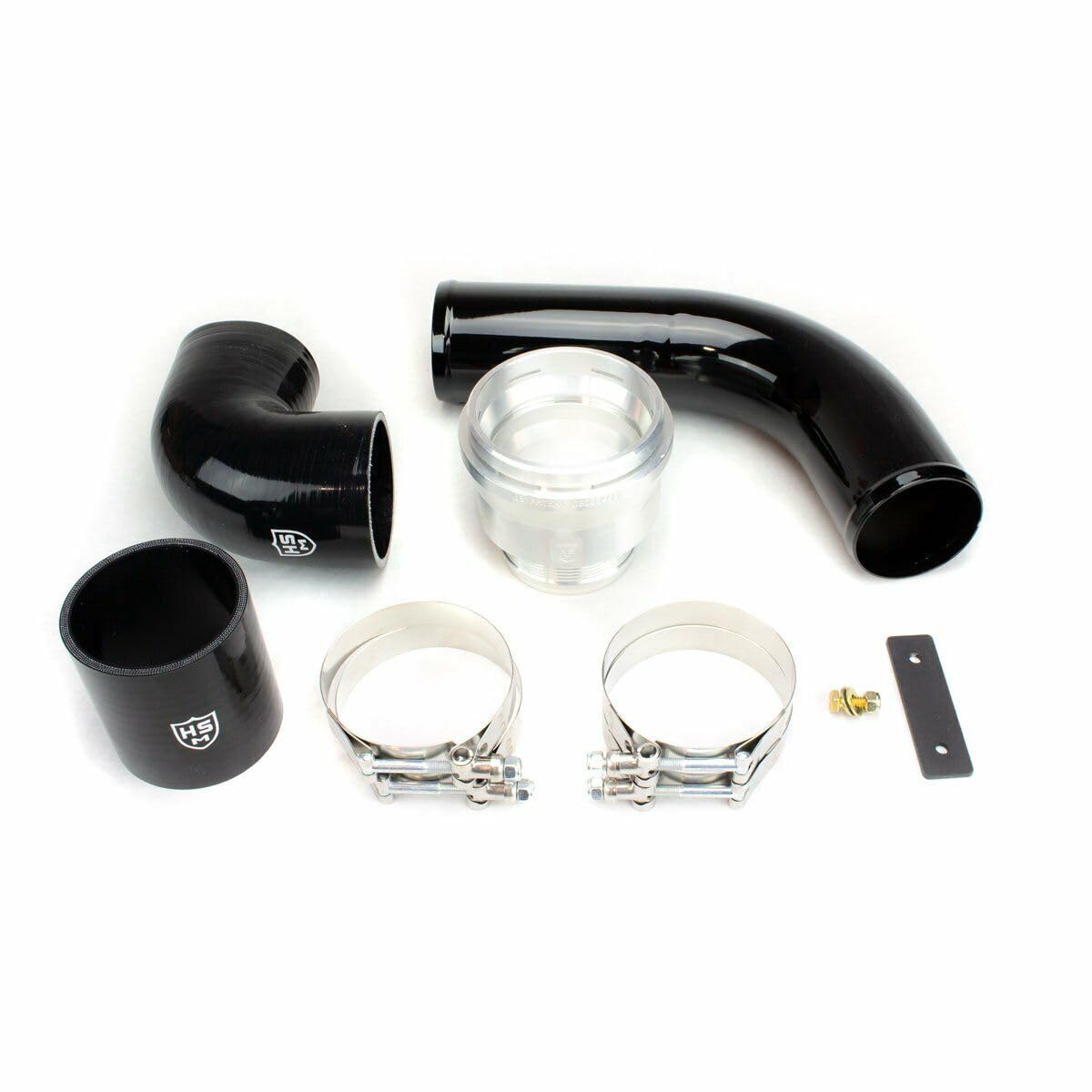 H&S Motorsports Black Intercooler Pipe Upgrade Compatible for Ford Powerstroke 6.7L (OEM Replacement)