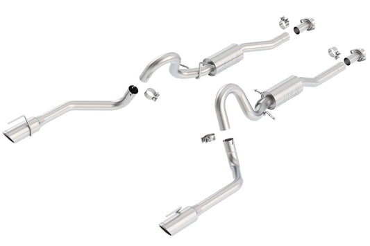 Borla Exhaust 9904 Mustang Gt 4.6L V8 RWD 2DR Split Rear Cback System Stype - 140067