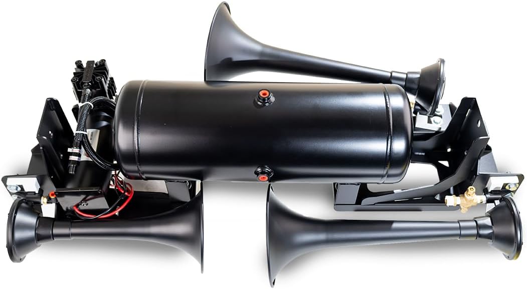 Kleinn Air Horns RAM1500-734 Onboard Air and Train Horn System, Black