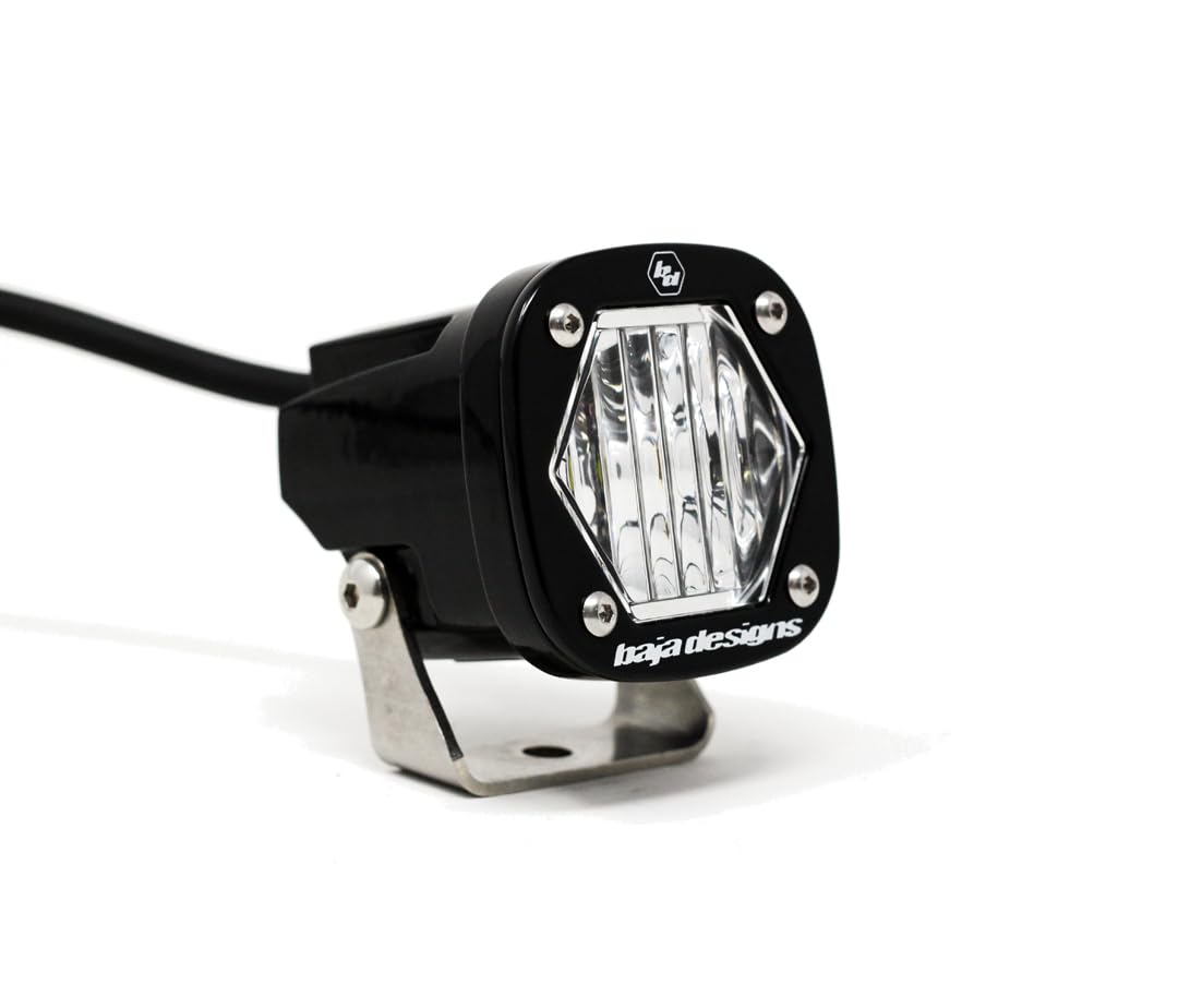 Baja Designs S1 Wide Cornering LED Light with Mounting Bracket Single - 380005