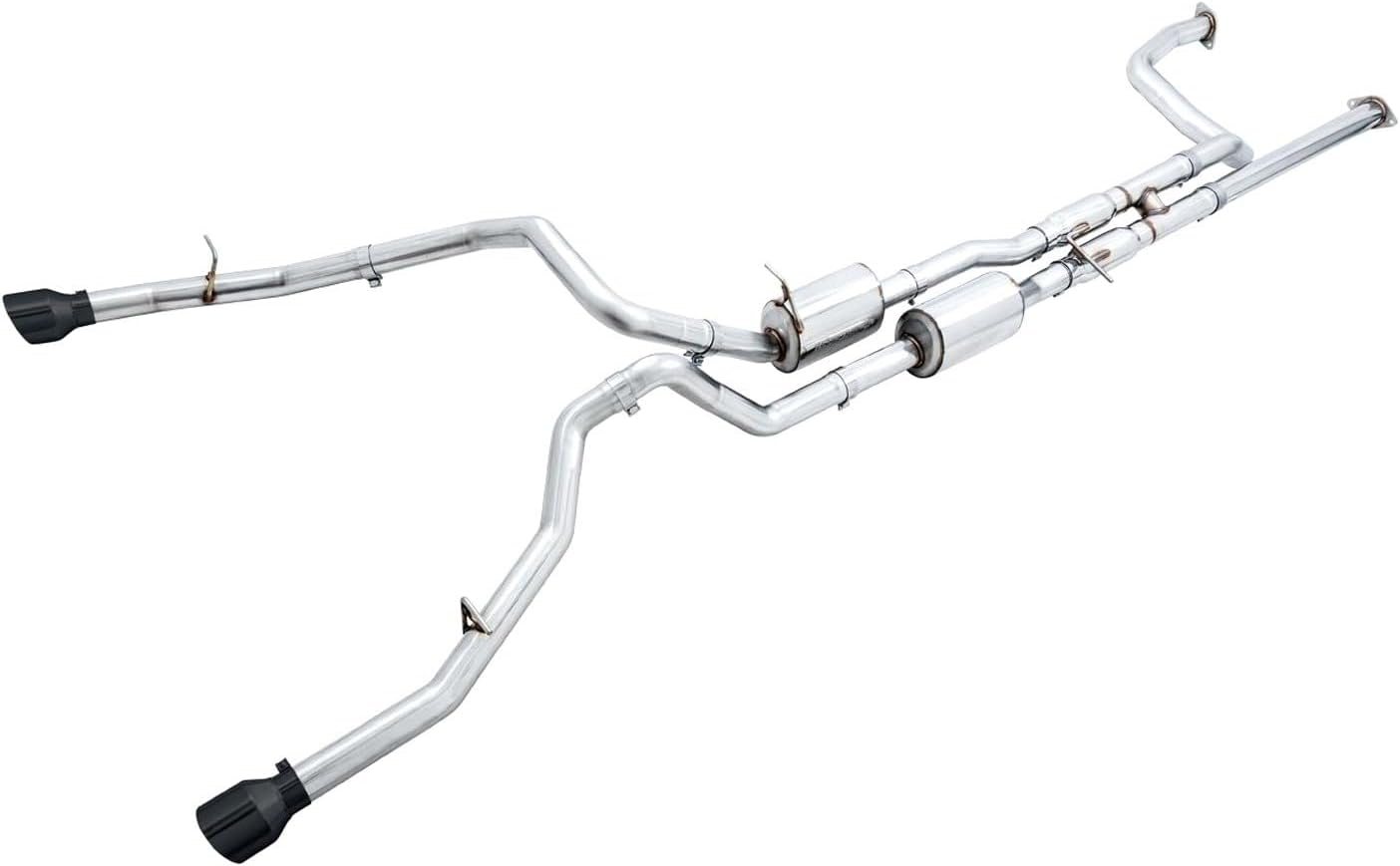 AWE Touring Dual 3' Cat-Back Exhaust, Black Tips for 2021-2023 TRX 6.2L