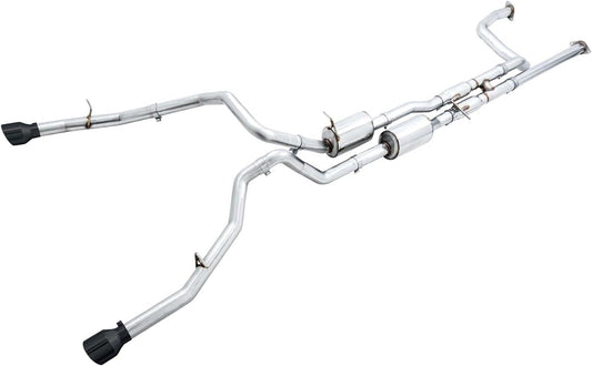 AWE Touring Dual 3' Cat-Back Exhaust, Black Tips for 2021-2023 TRX 6.2L
