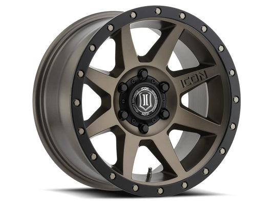 ICON Alloys Rebound, Bronze, 17 x 8.5/5 x 5, 6mm Offset, 4.5" BS, 1817857345BR
