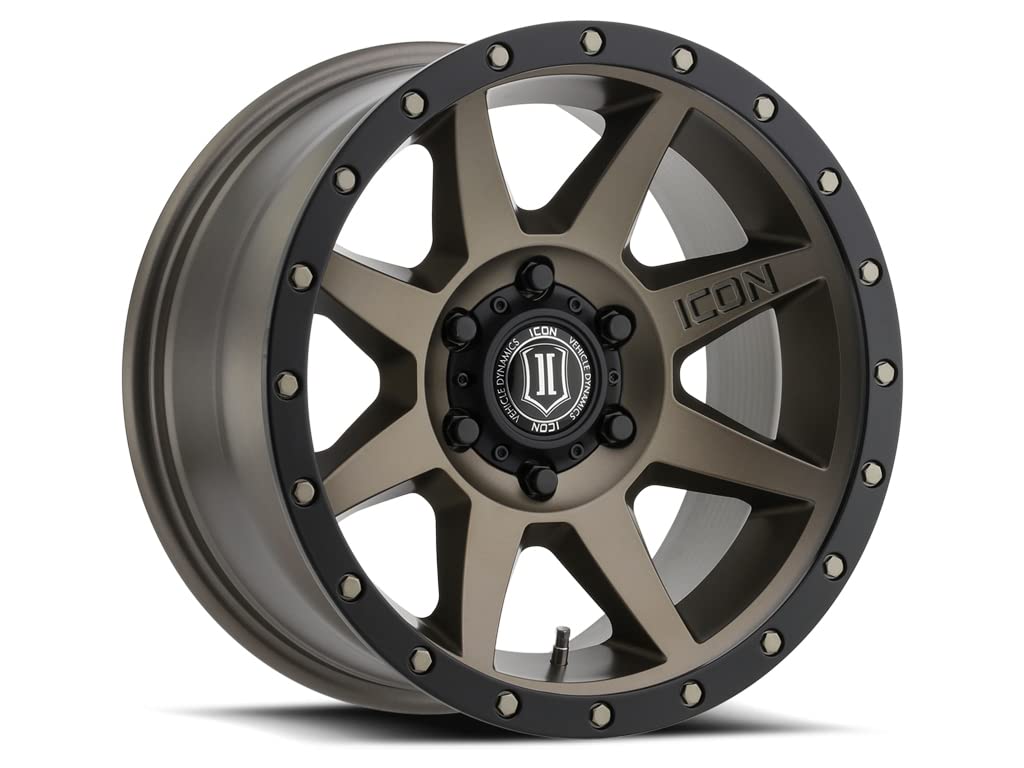 ICON Alloys Rebound, Bronze, 17 x 8.5/6 x 135, 6mm Offset, 5" BS, 1817856350BR