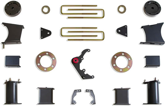 MaxTrac SUSPENSION'S Part# 941570-3 is A Box KIT (Box 3) Including DIFF Drop Brackets, SWAY BAR Brackets, STRUT SPACERS, AXLE SPACERS, Brake LINE Brackets, Lift Blocks & Hardware