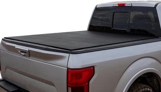 ACI Lomax Folding 15-20 Ford F-150 5.6' Box Hard Tonneau Cover Black Urethane