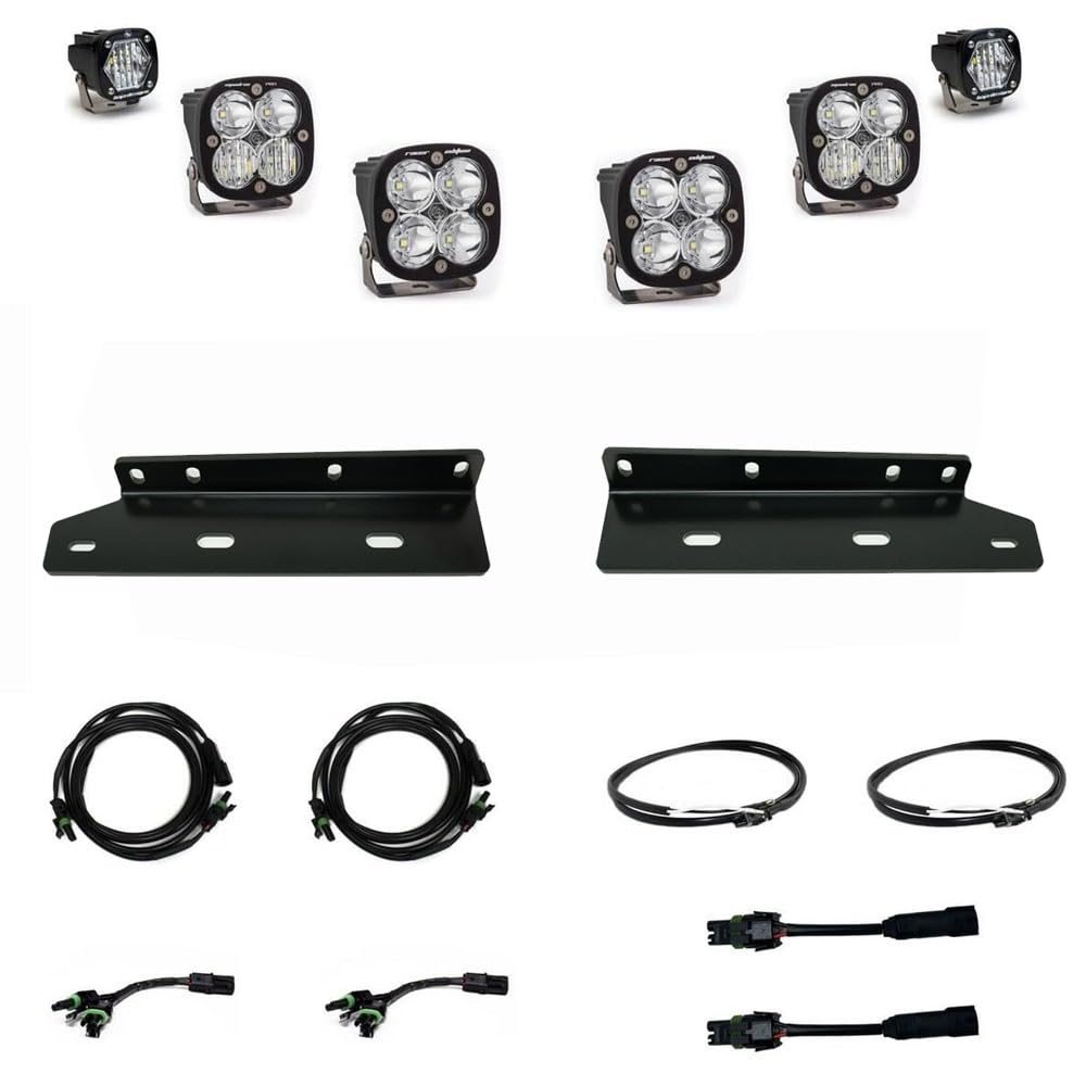 Baja Designs 2123 F150 Raptor Squadron UNLIMITED/S1 Fog Pocket Kit MULTIPATTERN/CLEAR - 448057
