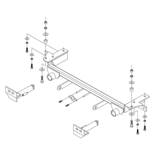 Roadmaster Inc 521445-4 Basepate for Dodge Durango
