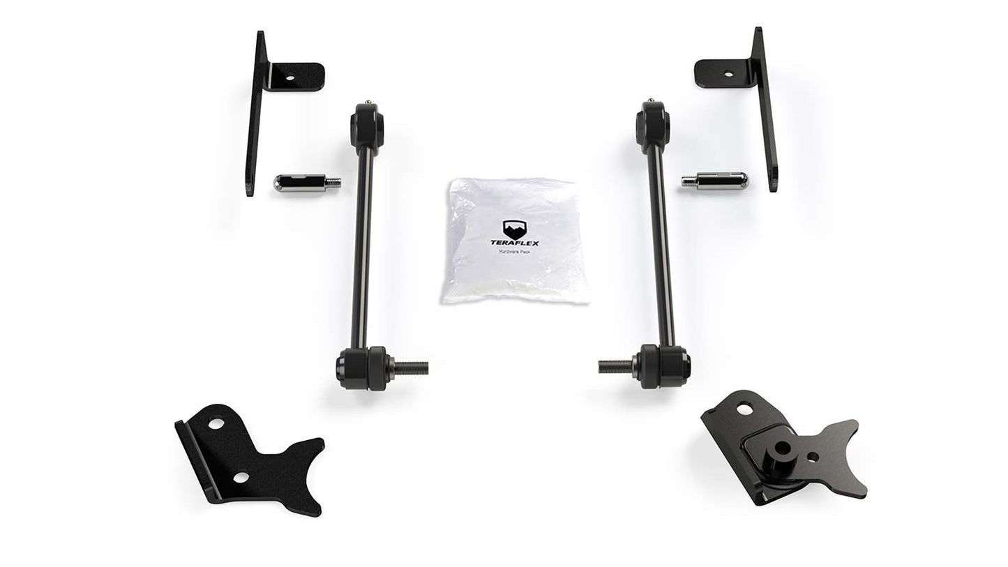 TeraFlex 1764000 JL | JT: Front Sway Bar Quick Disconnect Kit (0-4.5â€ Lift)