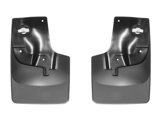 WeatherTech Custom No Drill Splash Guard MudFlaps for Chevrolet Colorado, Canyon, Colorado - Front Pair (110052), Black