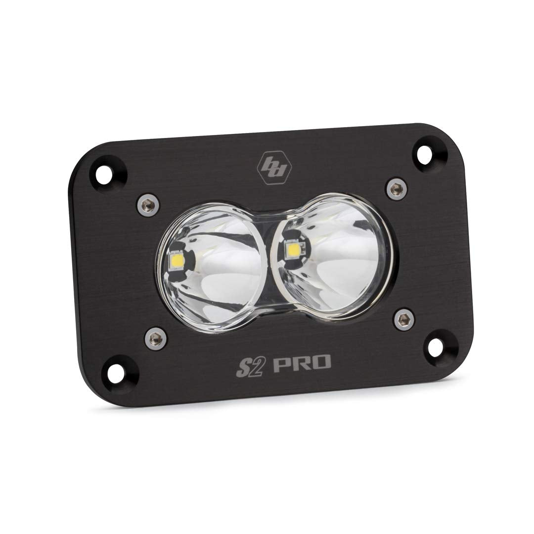 Baja Designs LED Light WORK/SCENE Pattern Clear Black S2 Pro - 481001