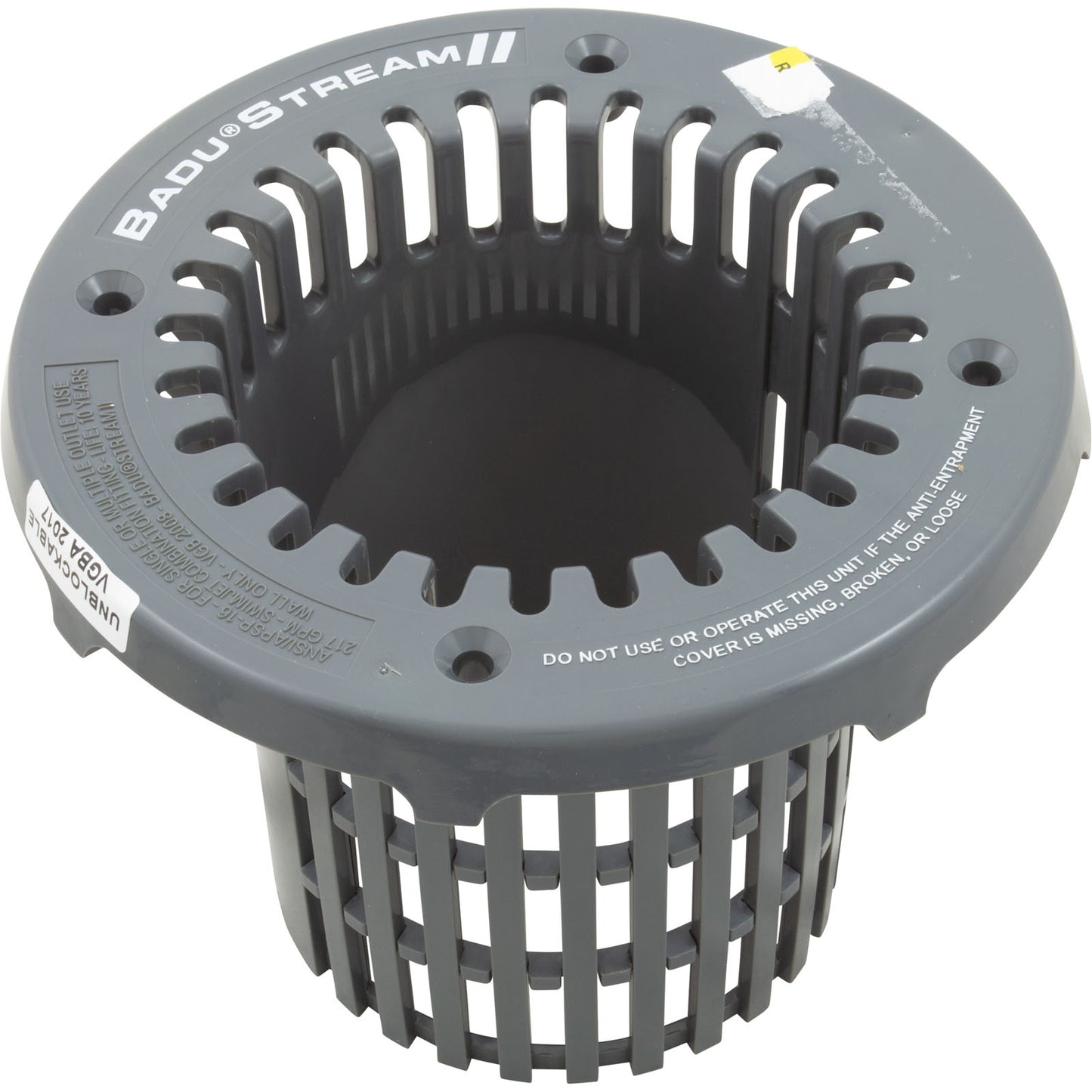 Cover, Speck Badu Stream II Jet, Round, Gray