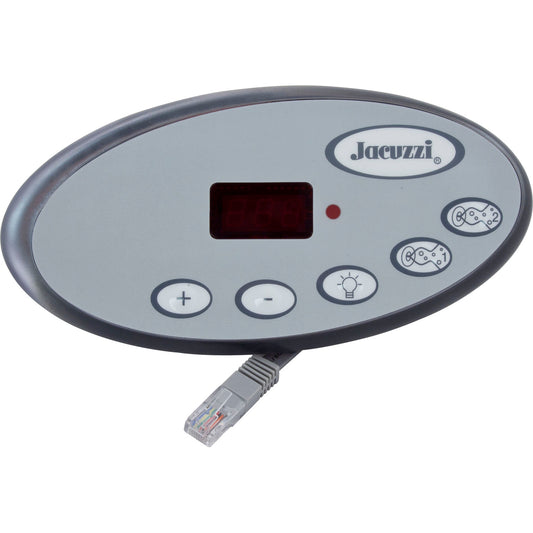 Topside, Jacuzzi J-300 LED Series, 5 Button, P1, P2, Lt
