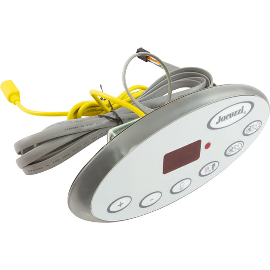 Topside, Jacuzzi J-300 LED Series, 6 Button, P1, P2, Lt, Lt