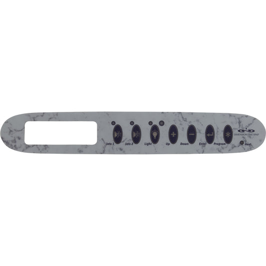 Overlay, Dimension One, Tsc-24, 7 Button, Marble